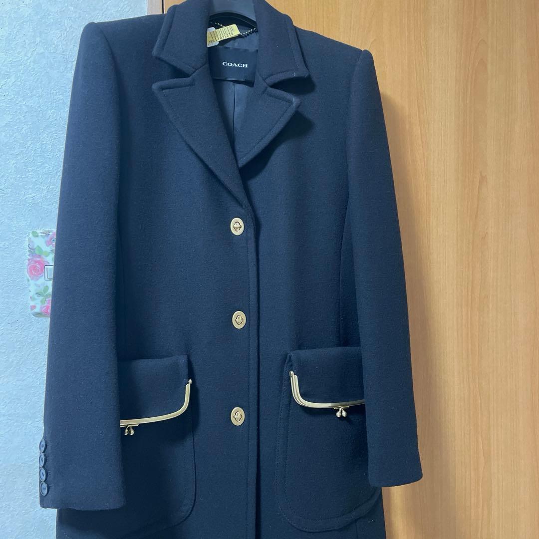 美品COACHロングコート