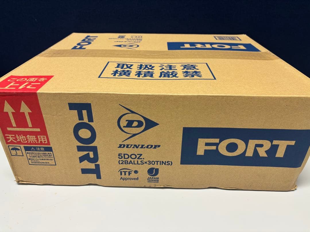 新品　ダンロップ　フォート　30缶60球1箱