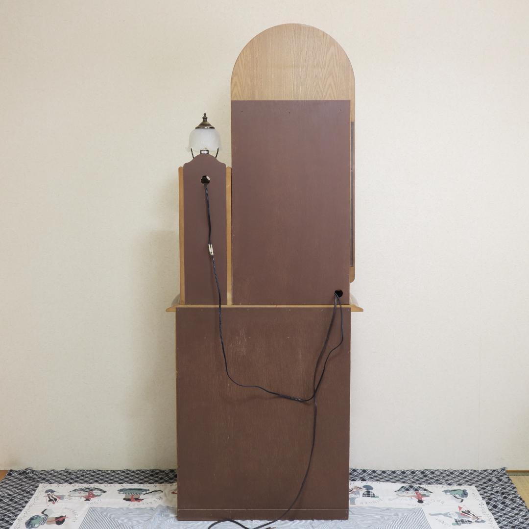 鏡台　ドレッサー　①机のみ　②鏡と③椅子セットの購入もお願いします