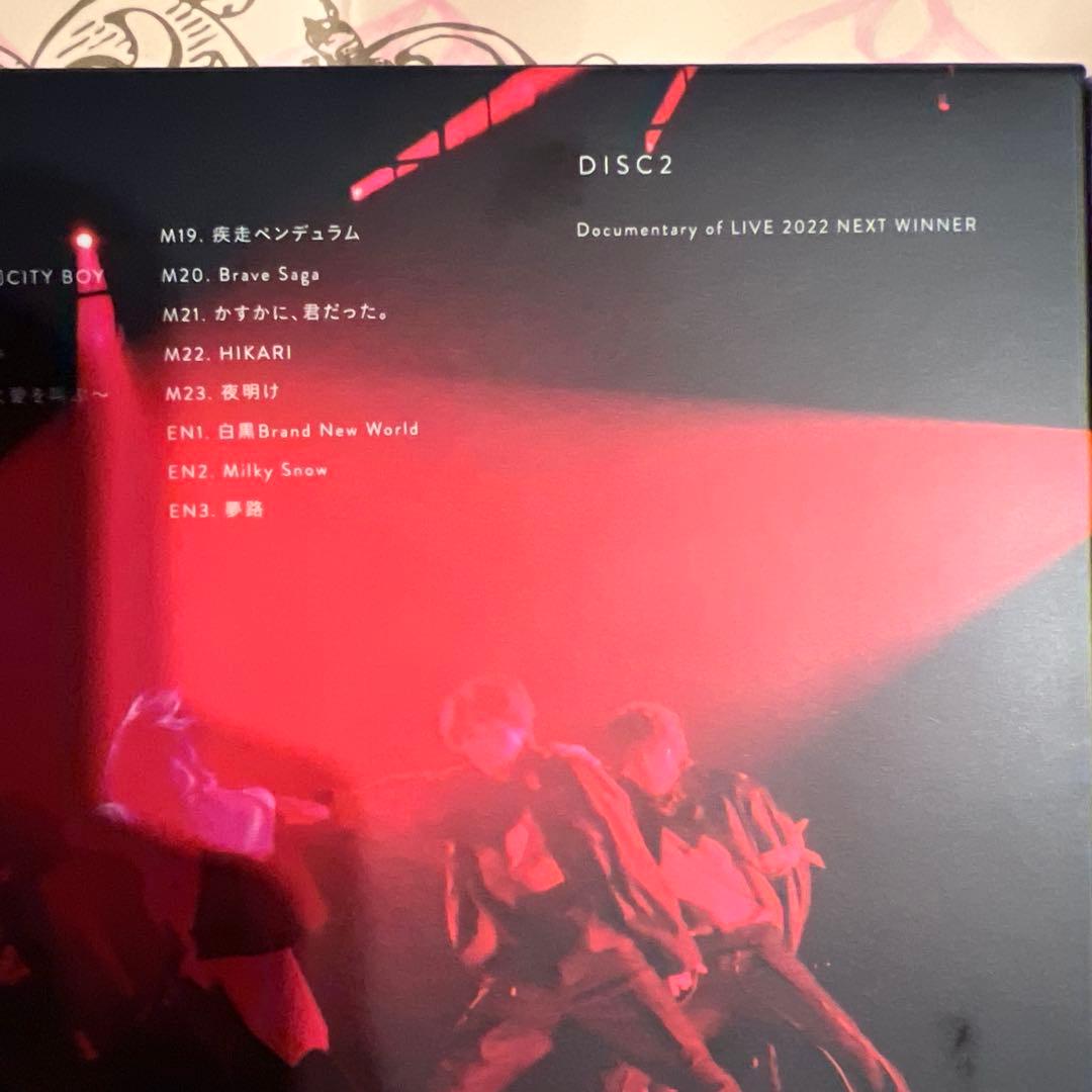 M!LK LIVE 2022 NEXT WINNER DVD 初回限定盤　美品
