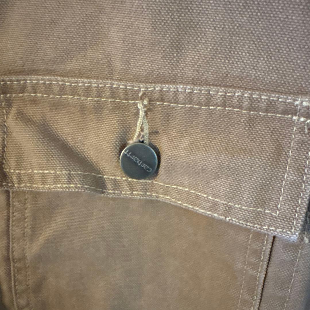 Carhartt カバーオール ダック地　ベージュ　Lサイズ　カーハート