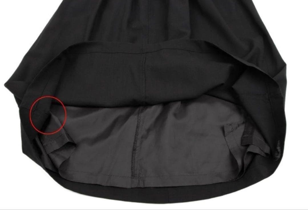 や*様 コムデギャルソンCOMME des GARCONS ベルト付きスカート