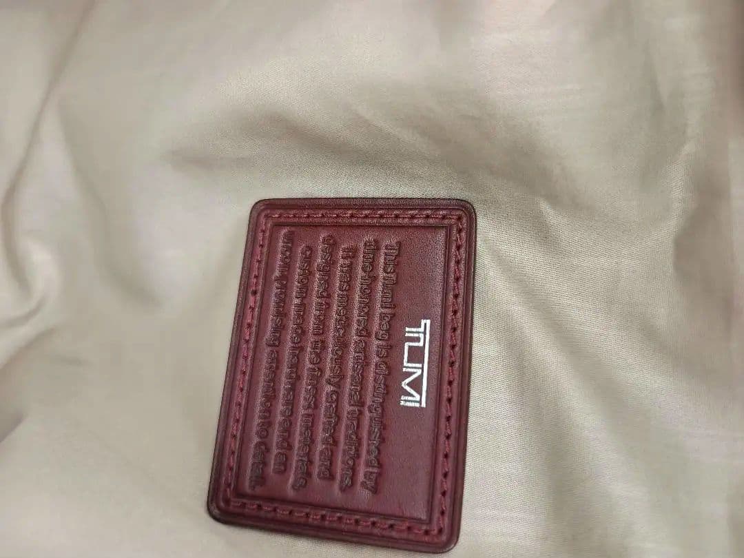 TUMI トゥミ ボストンバッグ バーガンディー TSAロック