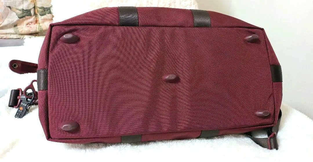 TUMI トゥミ ボストンバッグ バーガンディー TSAロック