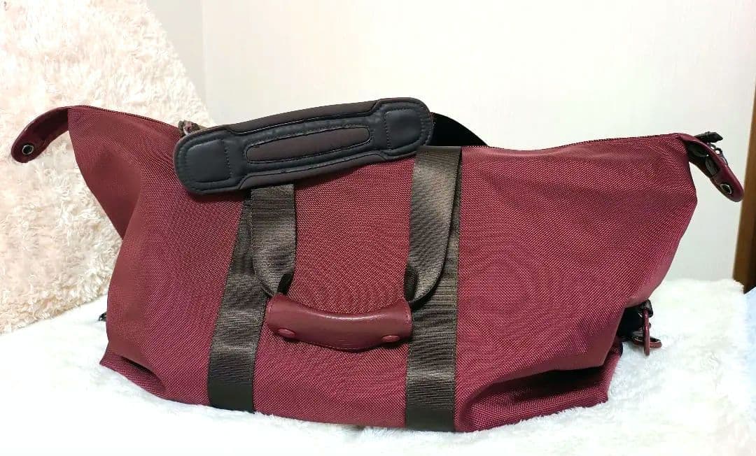 TUMI トゥミ ボストンバッグ バーガンディー TSAロック