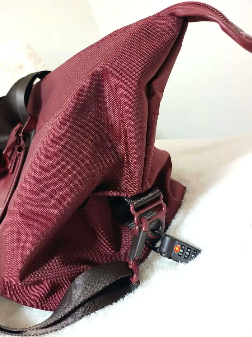 TUMI トゥミ ボストンバッグ バーガンディー TSAロック