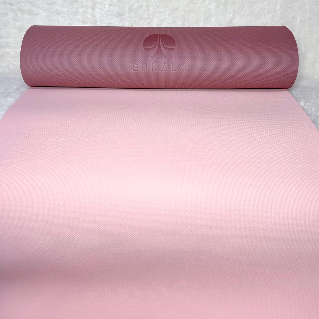 【美品✨】SUKALA リバーシブル ヨガマット ピラティス 収納バッグ付き