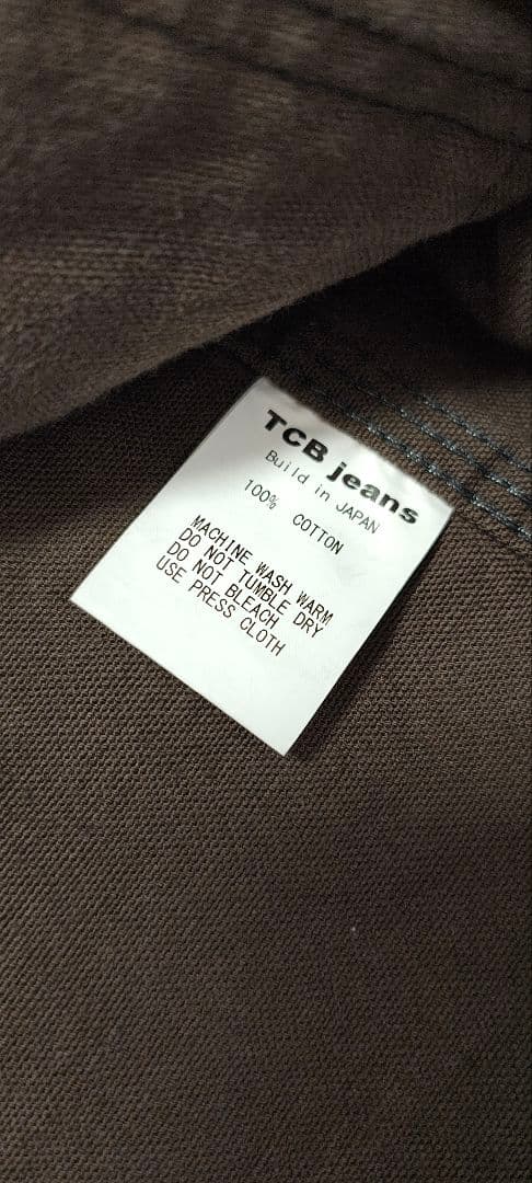 TCBjeans Tabby's カバーオール 36