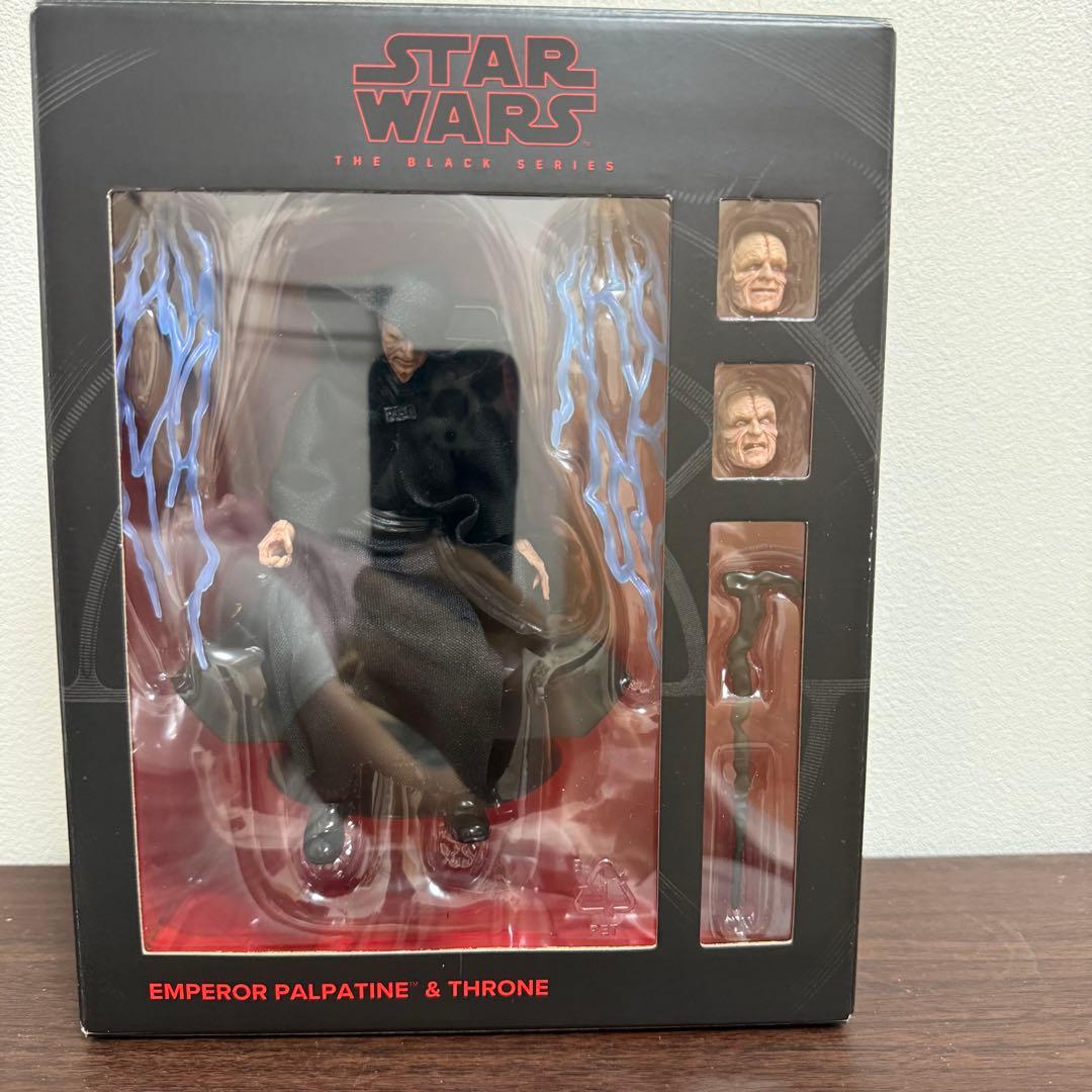 ハズブロ　ブラックシリーズ　スターウォーズ　パルパティーン皇帝&玉座セット