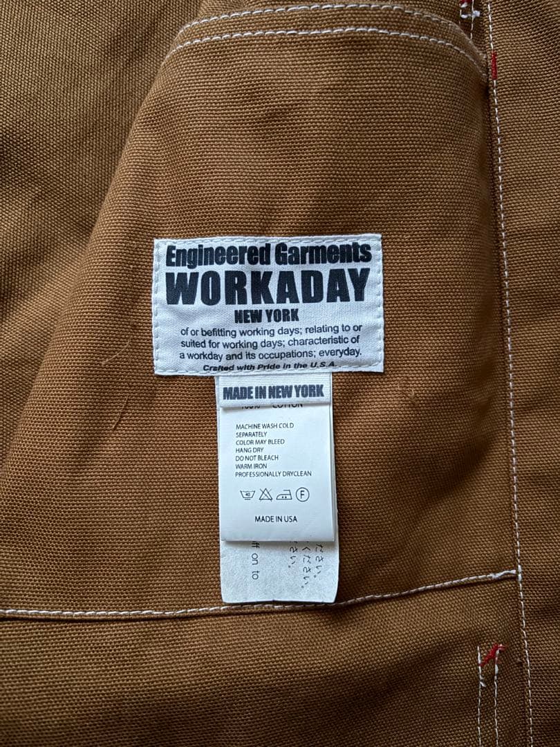 ENGINEERED GARMENTS WORKADAY カバーオール XS
