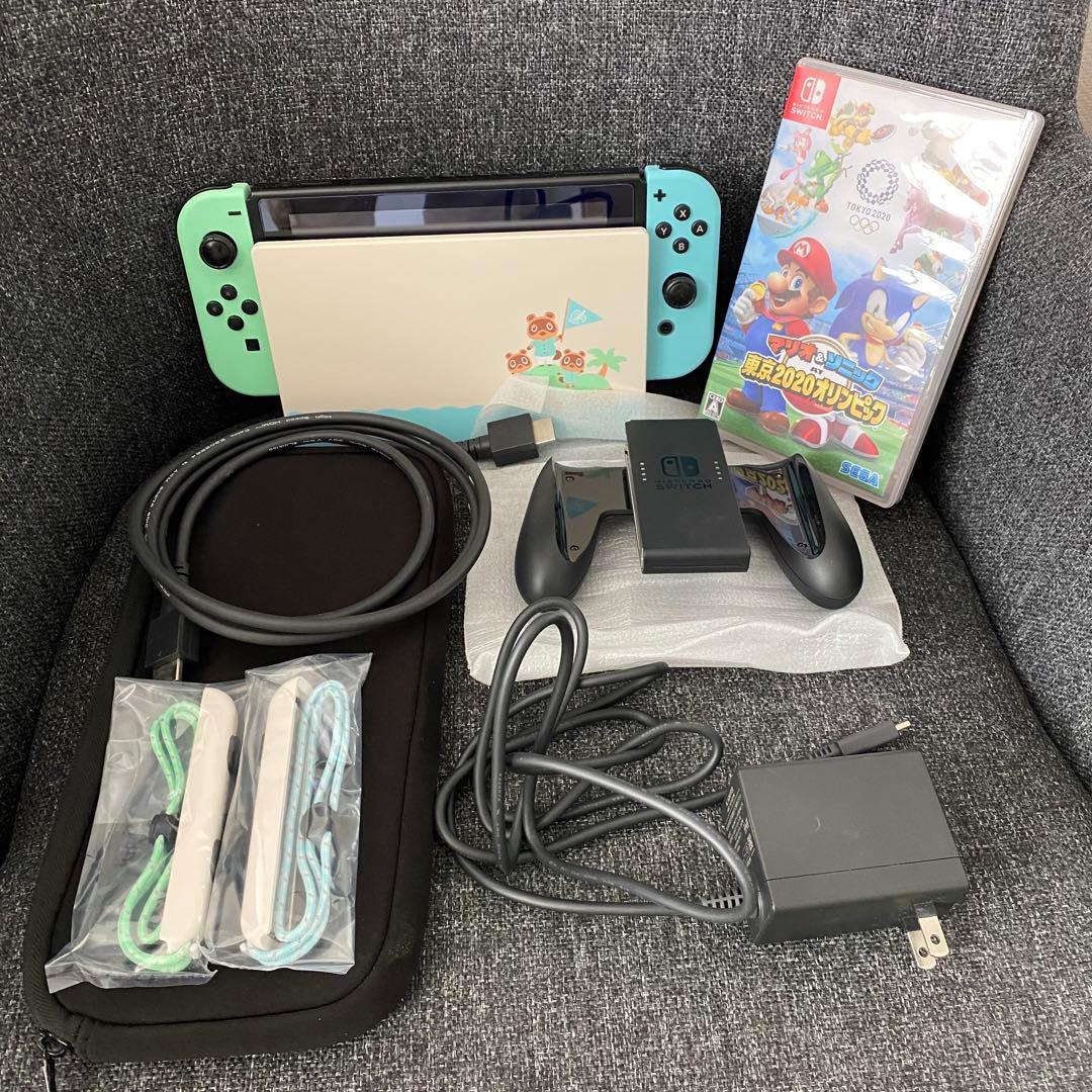 【セット品】Nintendo Switch あつまれどうぶつの森 マリオ付き