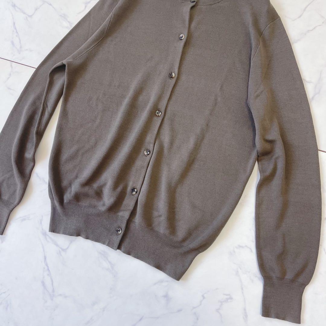 【美品】EVERYDAY I LIKE シルク100% ニットカーディガン