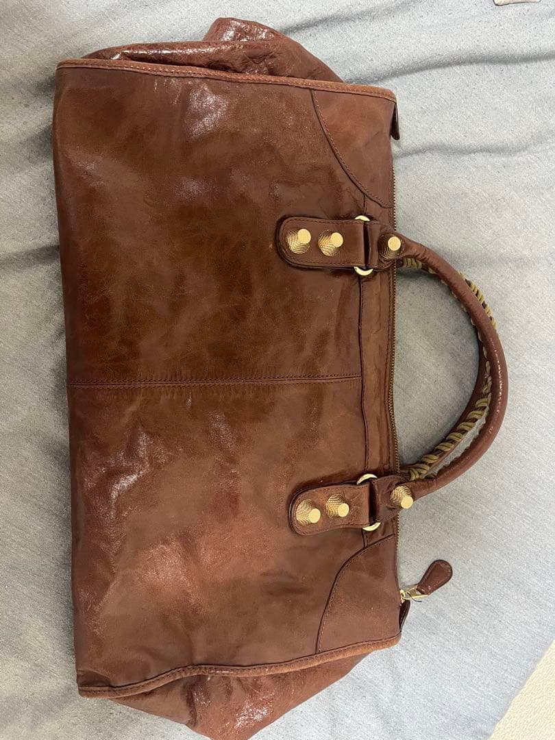 バッグ BALENCIAGA the city bag Braun 103208