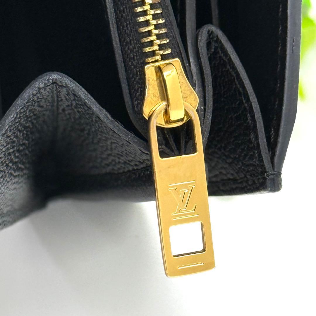 使用わずか❣️ルイヴィトン モノグラム ヴェリー ブラック 長財布 P95