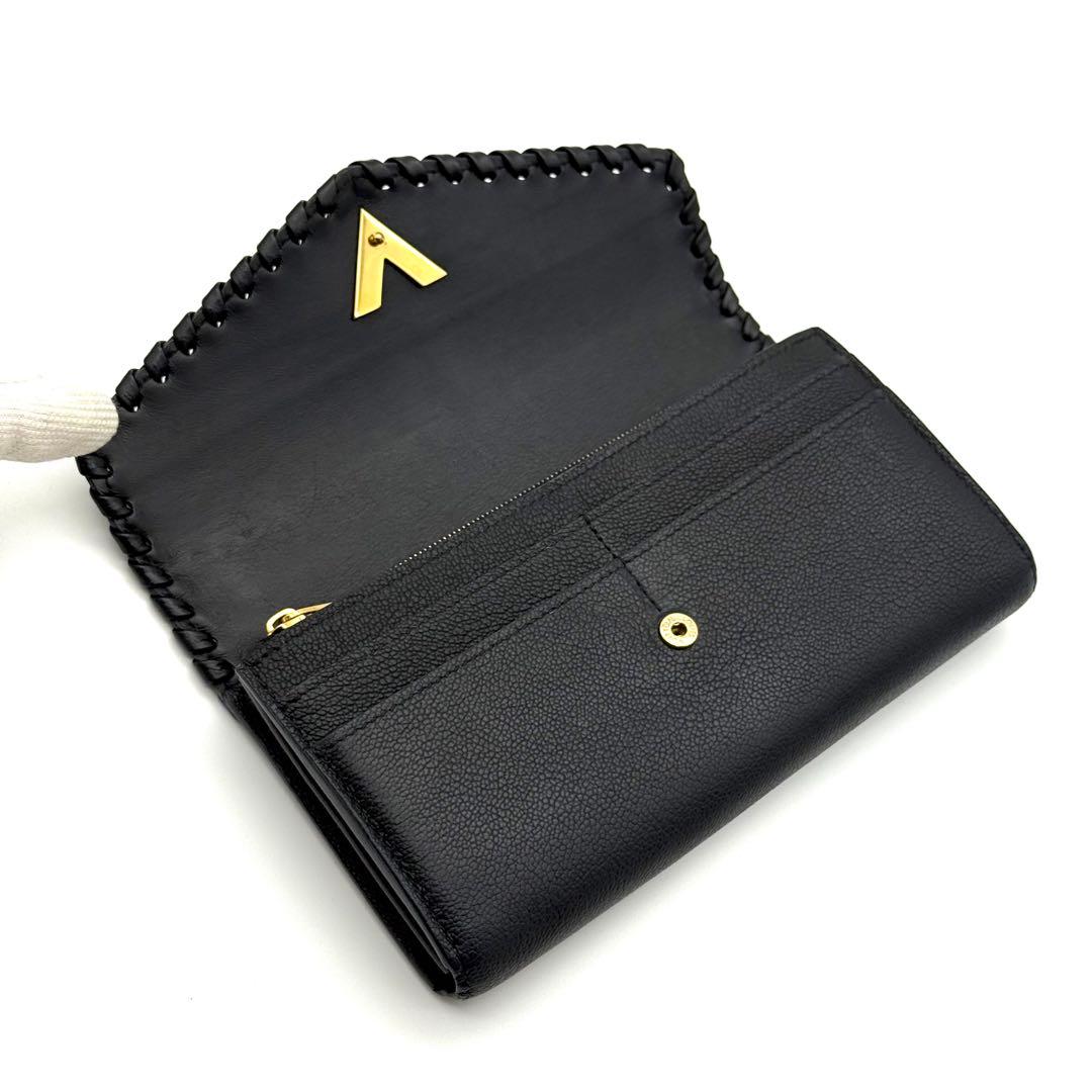 使用わずか❣️ルイヴィトン モノグラム ヴェリー ブラック 長財布 P95