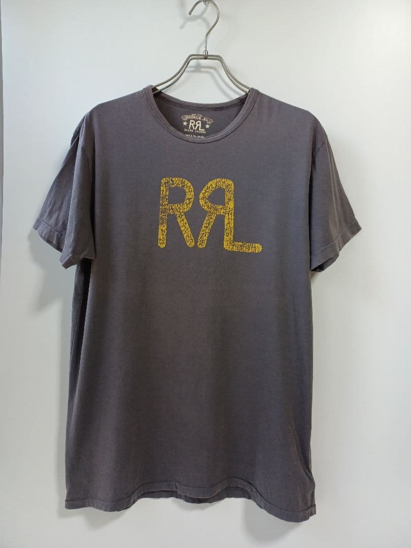 DOUBLE RL　ダブルアールエル　ロゴTシャツ　フェード　ロゴプリント