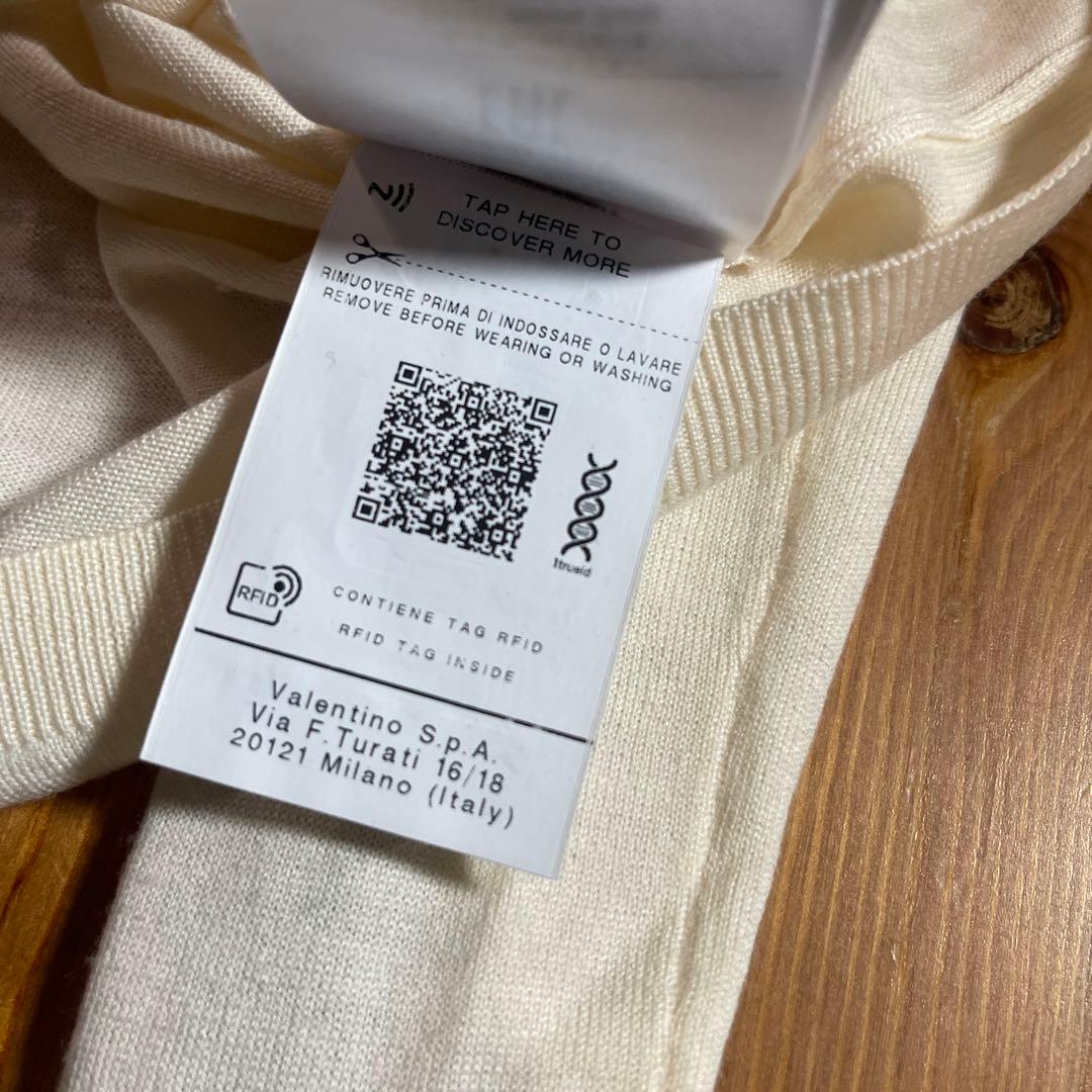 VALENTINO ヴァレンティノ　レース切替 カーディガン