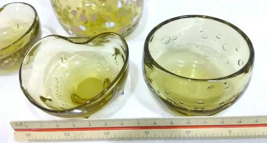 太田川ガラスの酒器セット