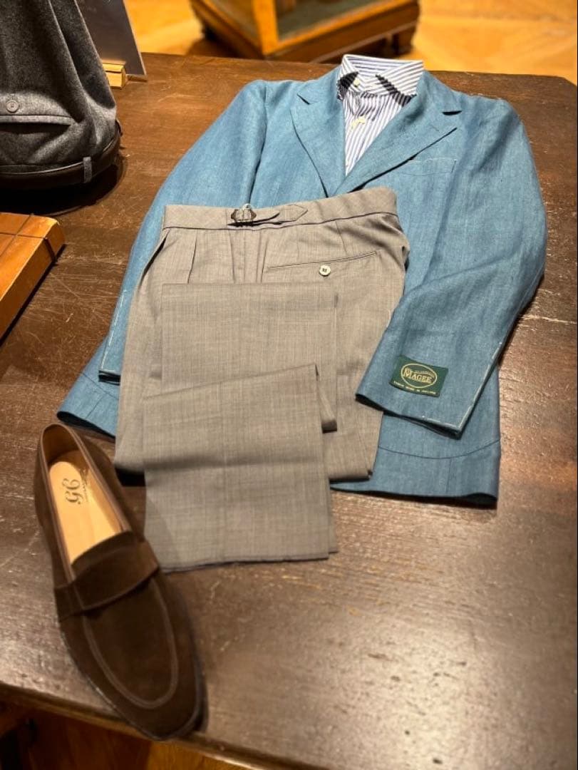 ＜BEAMS F＞ MAGEE OF DONEGAL リネン ジャケット