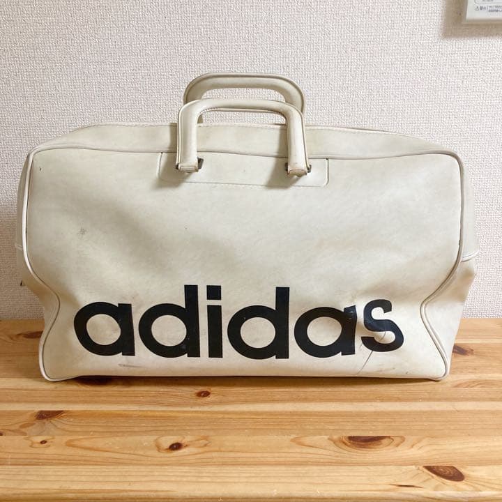 MADE IN FRANCE adidas ボストンバッグ白