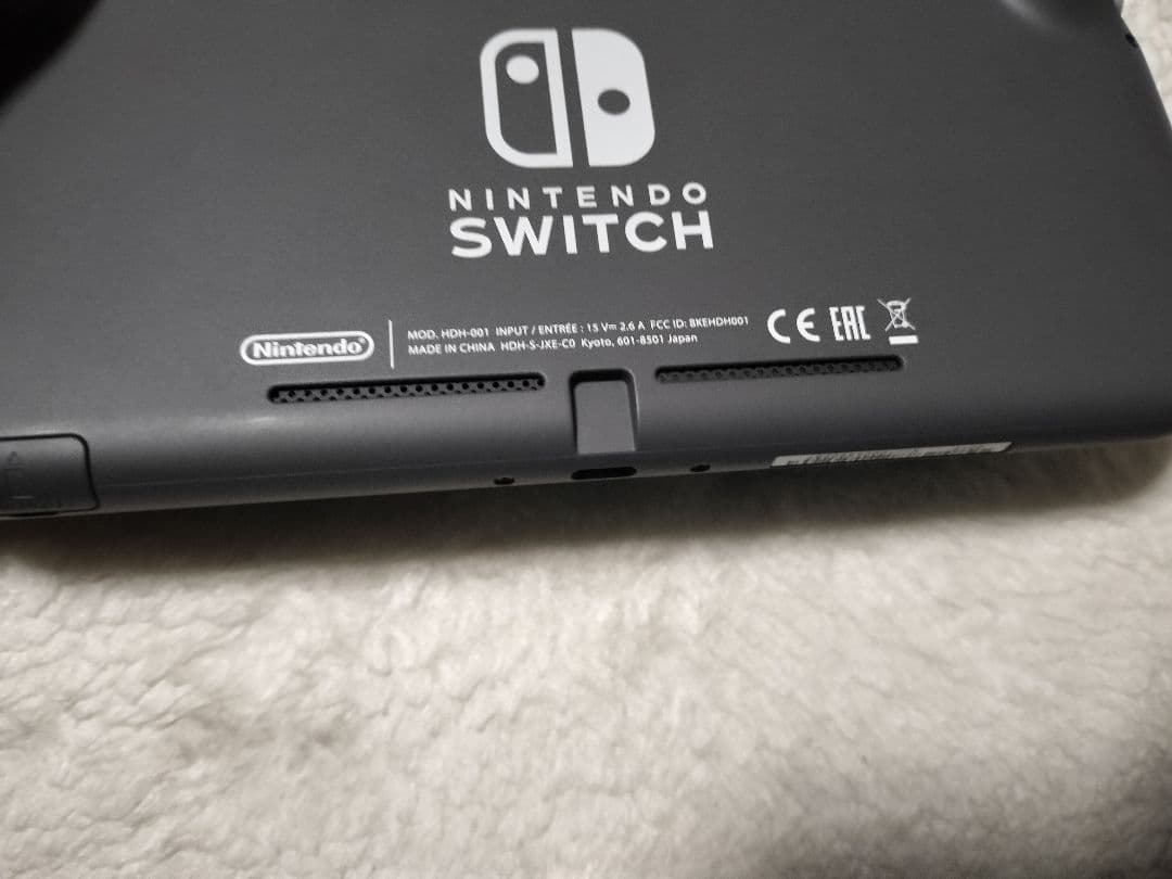 動作品Nintendo Switch Lite グレー 本体極良品