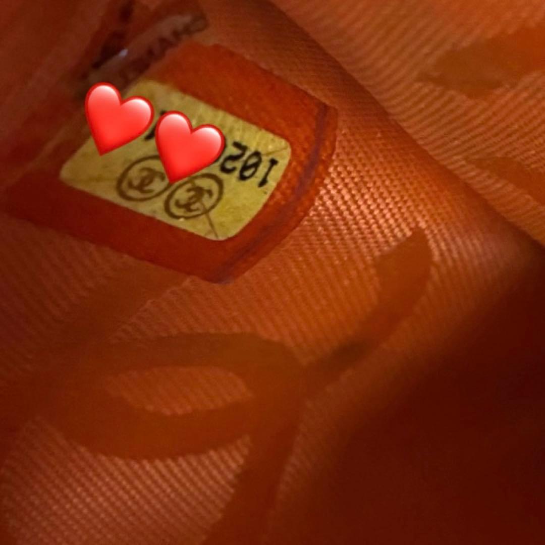 【レア】CHANEL シャネル カンボンライン 二つ折り財布 がま口 ブラウン