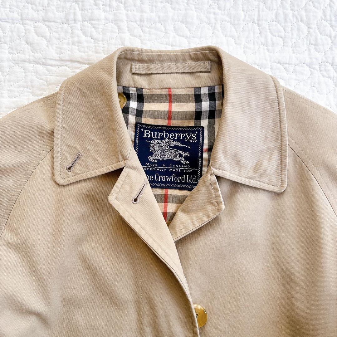 バーバリー　ヴィンテージ　ステンカラーコート　Lane Crawford 別注