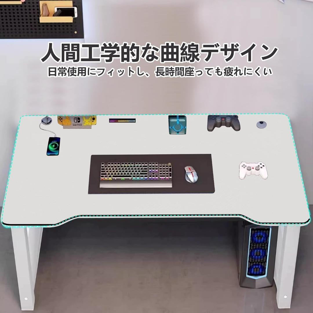 パソコンデスク❣️デスク ゲーミングデスク 50×100㎝ 組立簡単 テレワーク