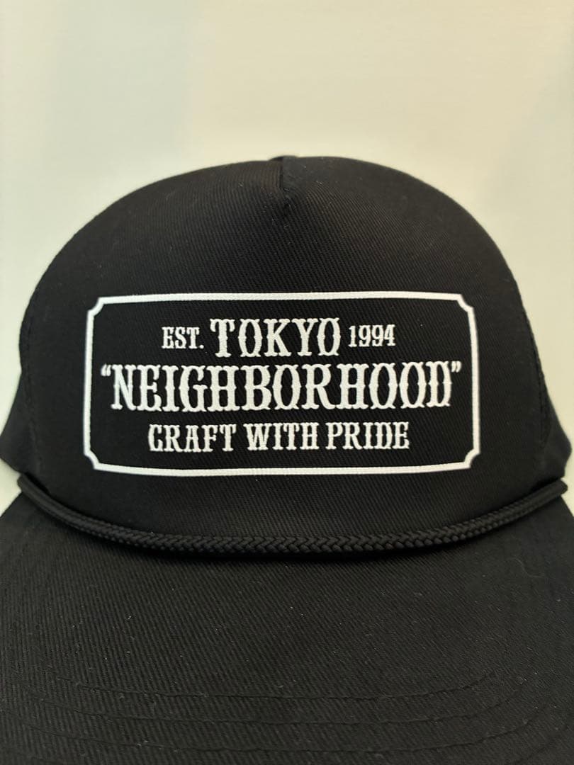ほぼ新品　Neighborhood トラッカーキャップ　黒