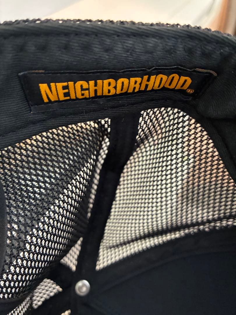 ほぼ新品　Neighborhood トラッカーキャップ　黒