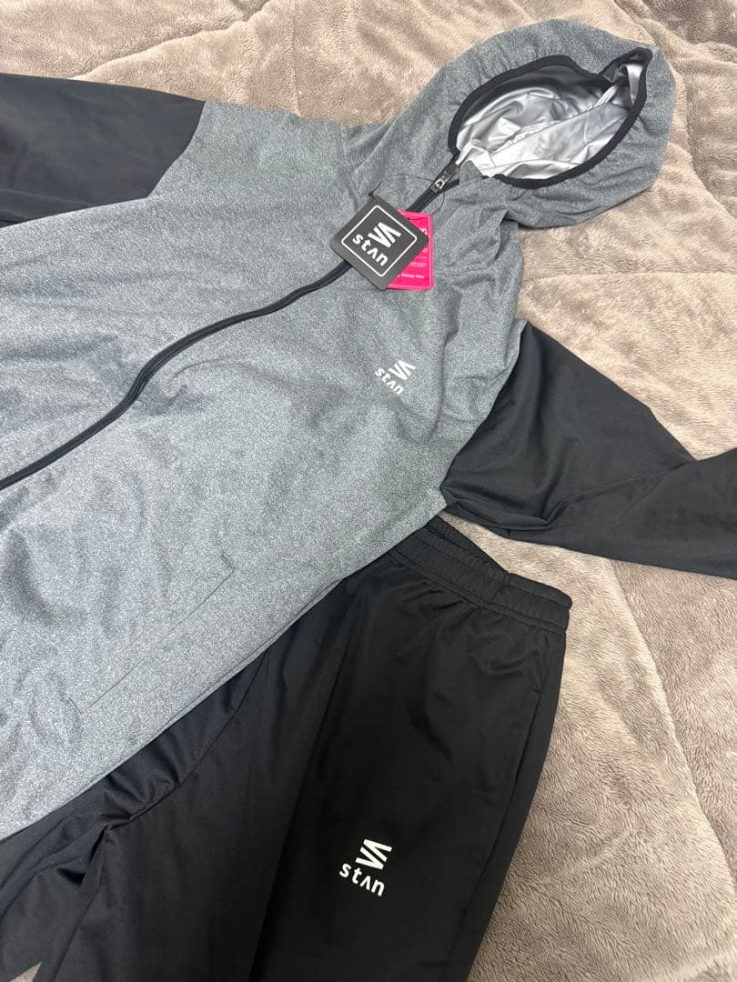 【新品未使用】サウナスーツ stan 上下セット XL