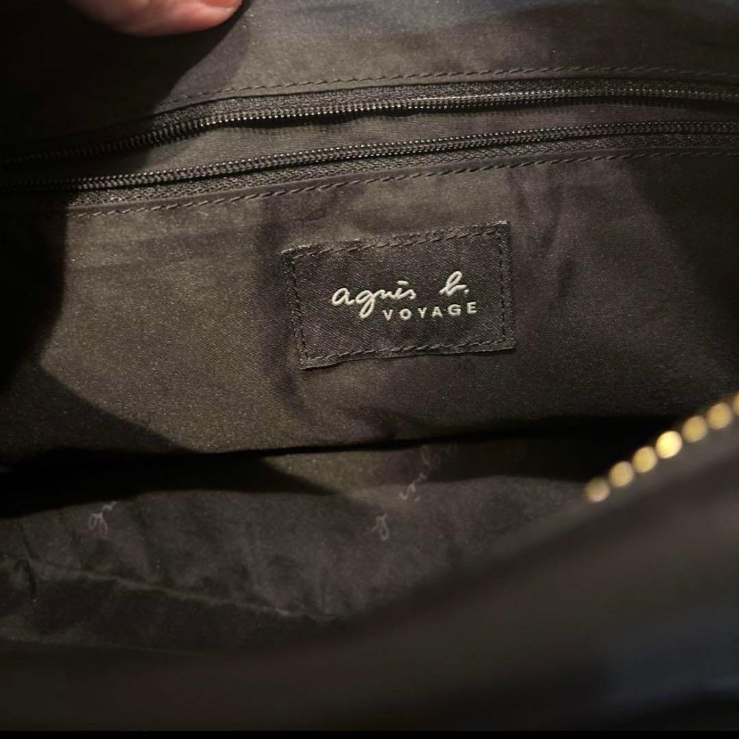 agnès b. VOYAGE ブラック ボディバッグ