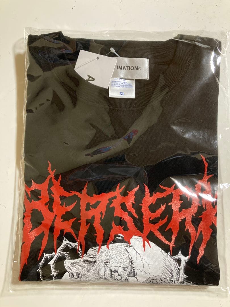 ベルセルク Tシャツ 髑髏　ブラック