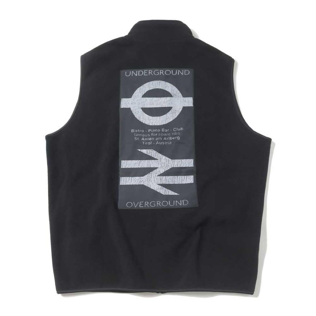 トップス ESSAY RAVE VEST BALLOON YOKE URU is-ness