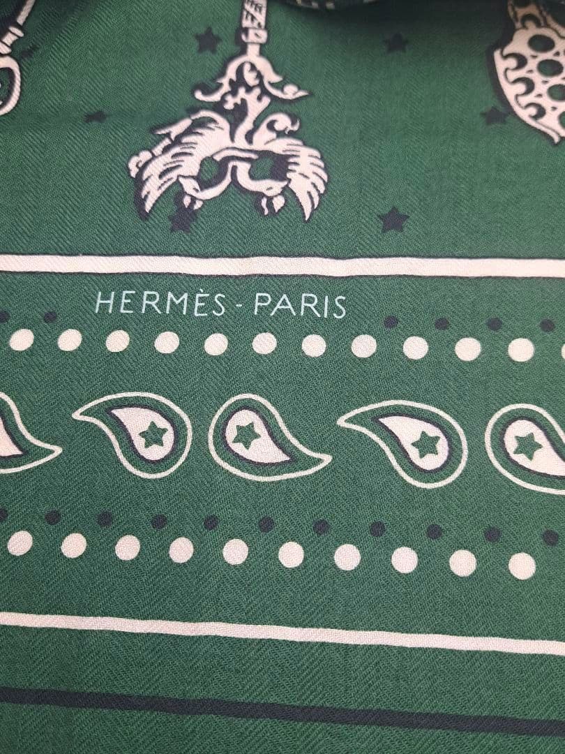 HERMES エルメス カレジェアン140 Les Cles Bandana