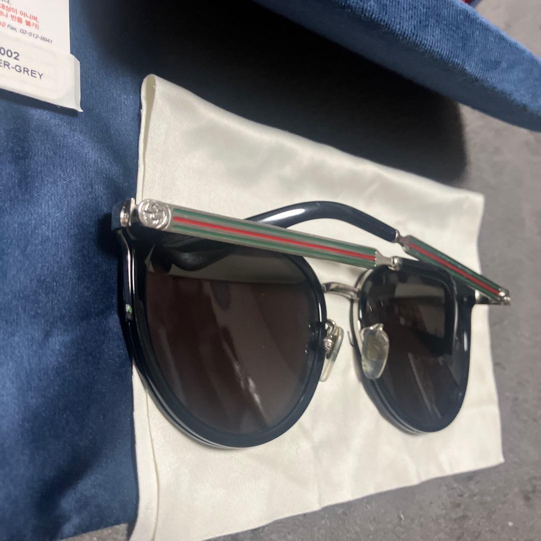 GUCCI サングラス　メガネ　カラーレンズ　眼鏡　0708