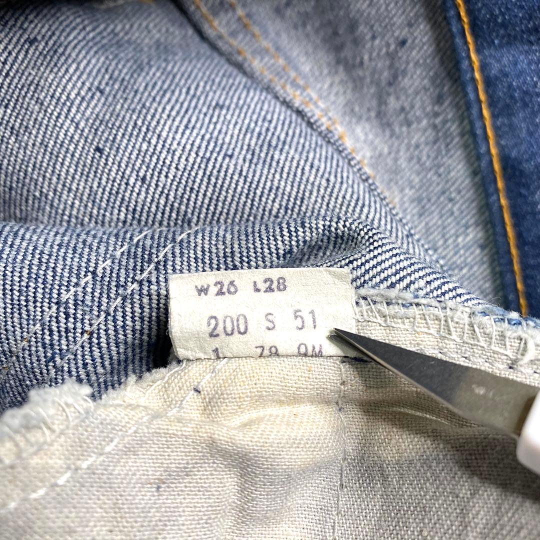 美品✨Levi's デニム オレンジタブ USA製 刻印 6 Scovill