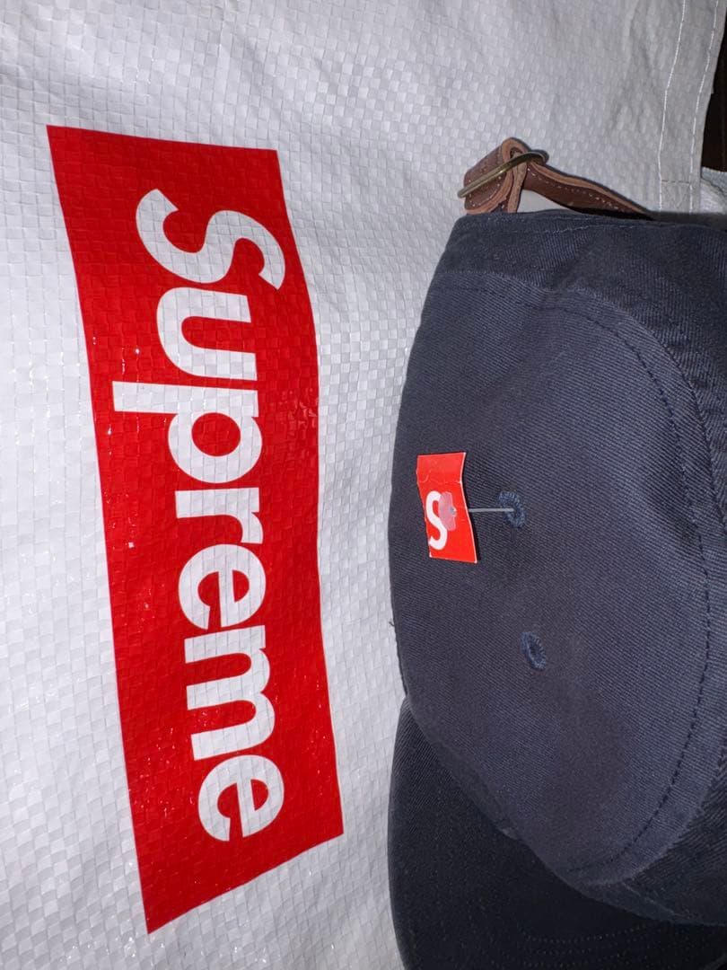 【新品未使用・タグ付】Supreme Cap ネイビー（シュプリーム）