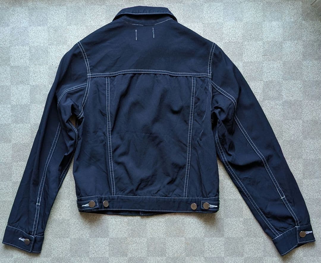tricot COMME des GARÇONS ネイビージャケット S