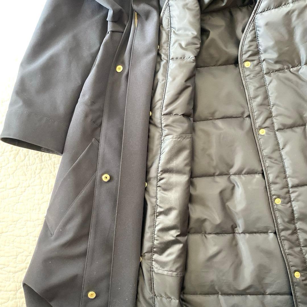 【洗える】美品 23区 モッズコート ライナー付き 32ブラック
