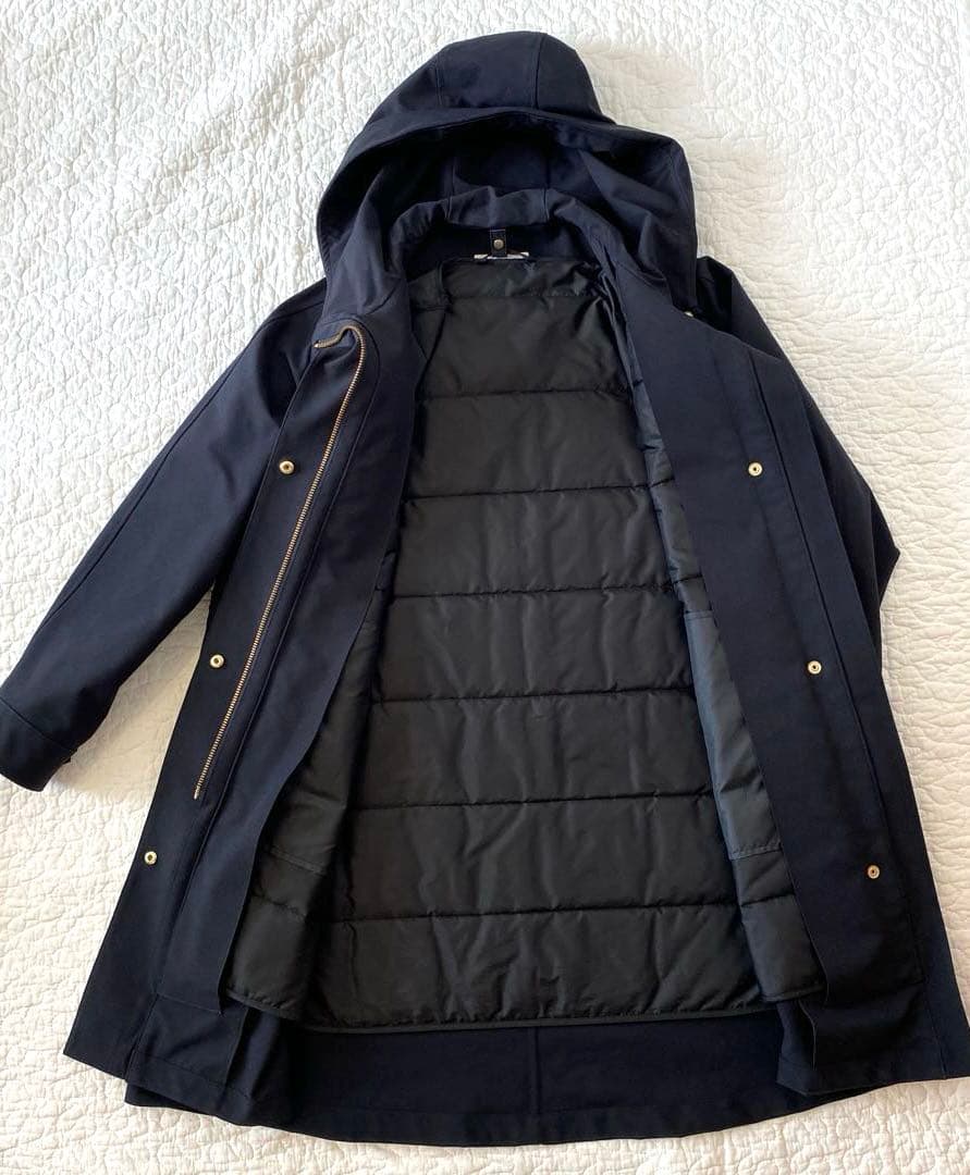 【洗える】美品 23区 モッズコート ライナー付き 32ブラック