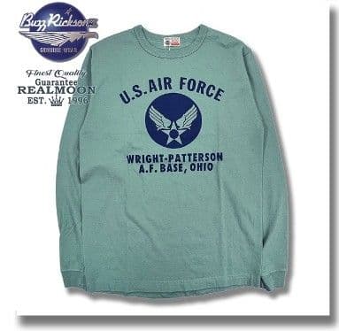【新品】Buzz Rickson's グリーン ロンT Lサイズ 米国製