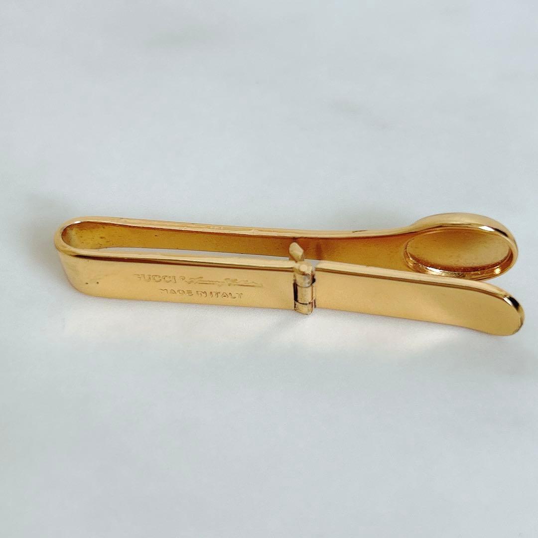 GUCCI インターロッキング ゴールド ネクタイピン カフリンクス セット