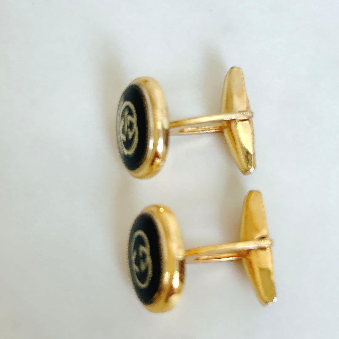 GUCCI インターロッキング ゴールド ネクタイピン カフリンクス セット