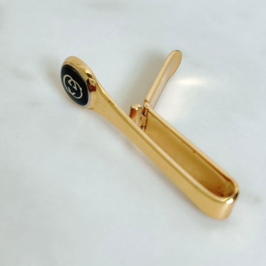 GUCCI インターロッキング ゴールド ネクタイピン カフリンクス セット