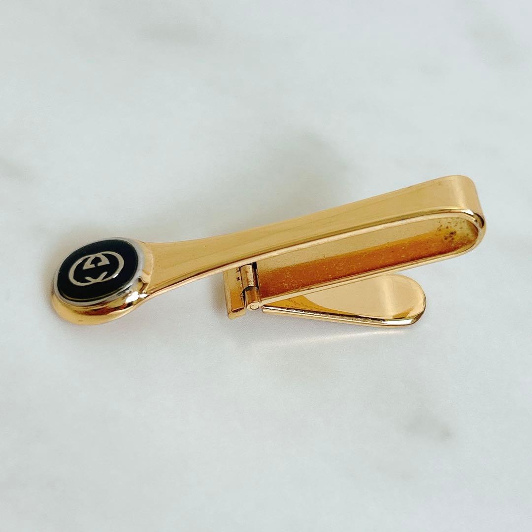 GUCCI インターロッキング ゴールド ネクタイピン カフリンクス セット