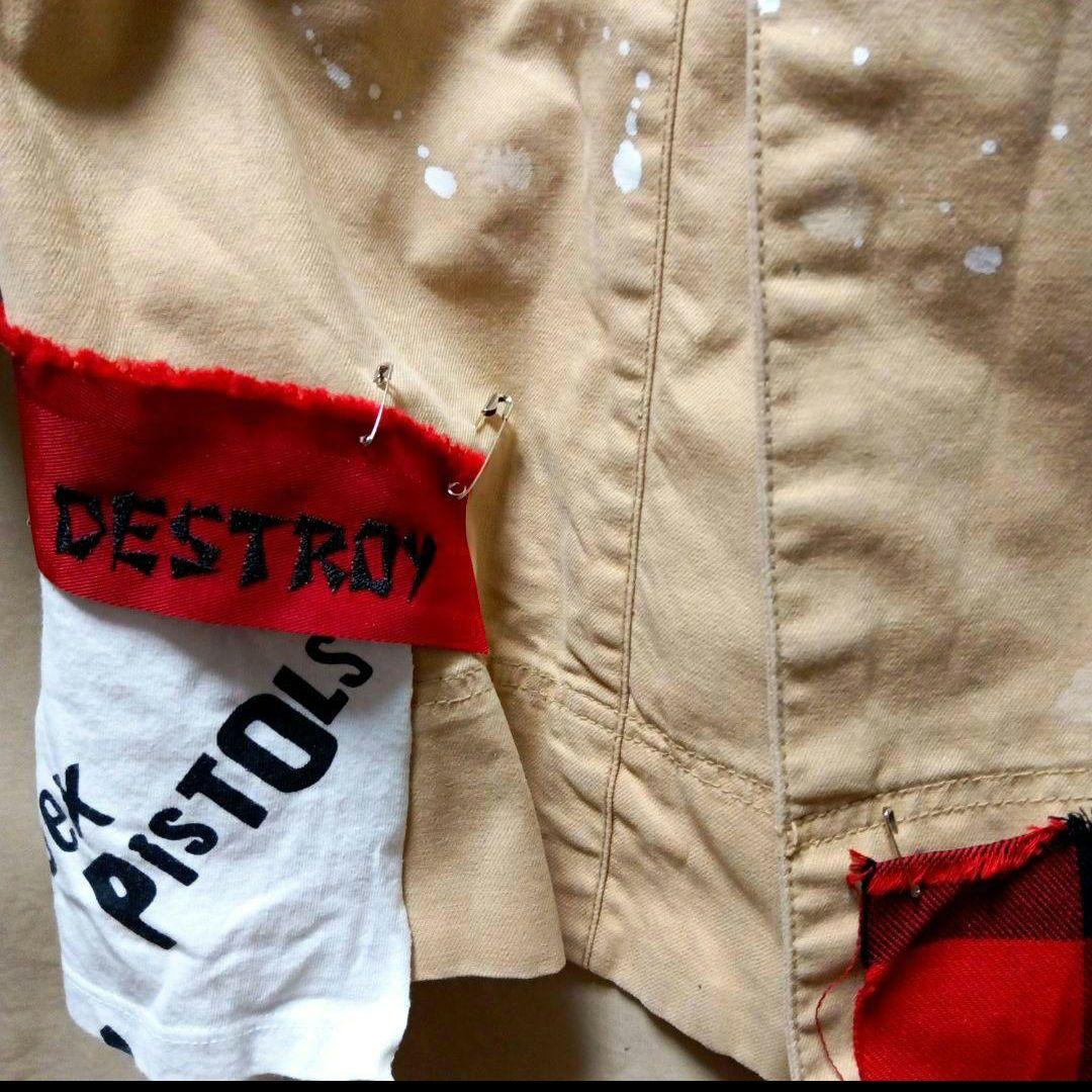 秋*様 パンク モッズコート PUNK アナーキーシャツ SEX PISTOLS