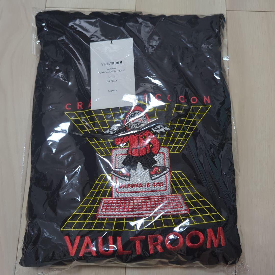 その他 vaultroom DARUMA IS GOD Hoodie BLK L