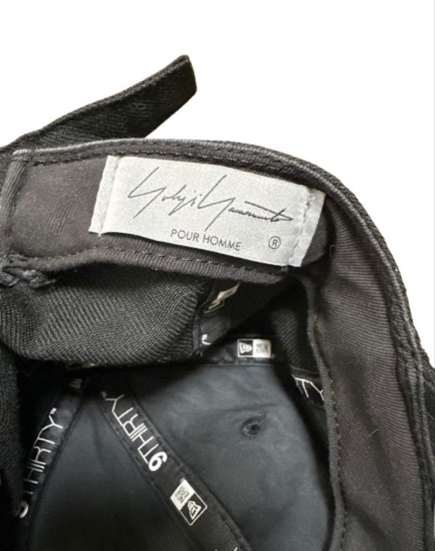 New Era × Yohji Yamamoto アジャスタブルキャップ 黒