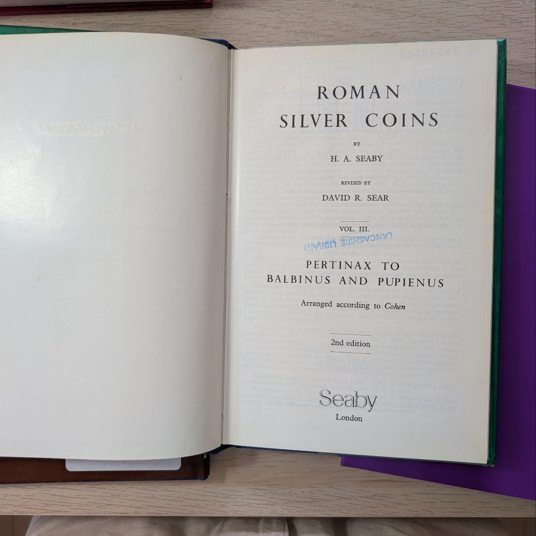 Roman Silver Coins 全5巻セット